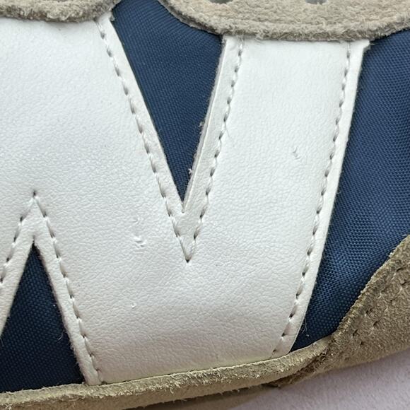 New Balance 237 Running Shoes Men Size 10 D Blue Tan Suede Comfort Low Sneakers